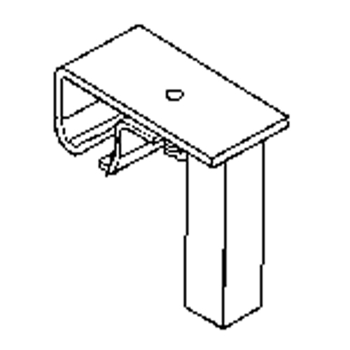 Track Bracket for Floor Support Hardware Sidevic Inc.