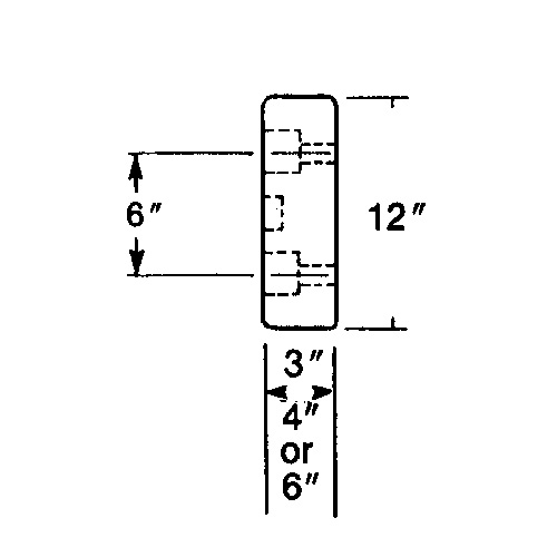 Molded Rubber Dock Guards, Rubber, 30" W x 4" D x 10" H Sidevic Inc.