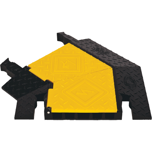 Yellow Jacket&reg; 5-Channel Heavy Duty Cable Protector - Left Turn Sidevic Inc.