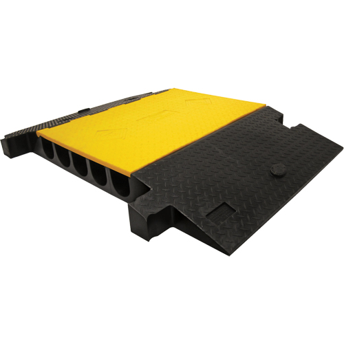 Yellow Jacket&reg; Heavy Duty Cable Protector, 5 Channels, 35.75" L x 57.25" W x 5.125" H Sidevic Inc.