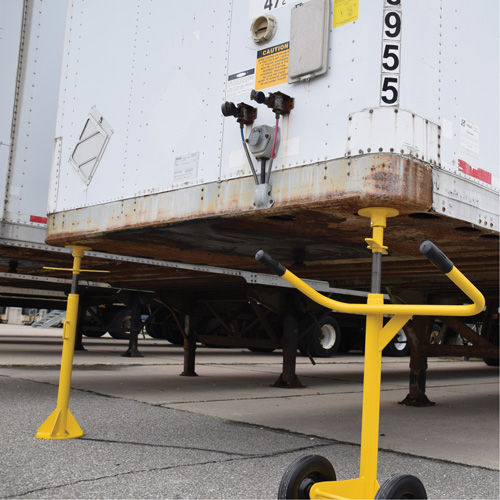 Two-Post Trailer-Stabilizing Jack Stands, 50 tons Lift Capacity Sidevic Inc.