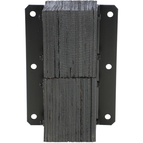 Butoir de quai lamell&eacute;, Vertical, Caoutchouc, 13-1/4" la x 4-1/2" p x 20" h Sidevic Inc.