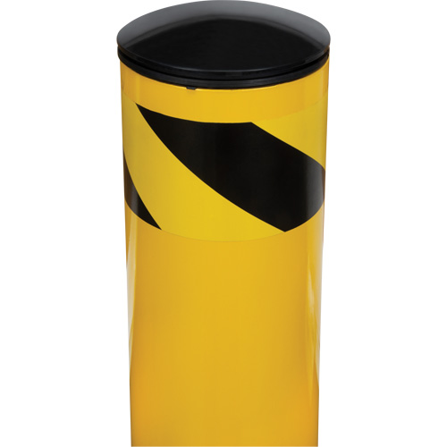 Butoir de s&eacute;curit&eacute;, Acier, 36" h x 5-1/2" la, Jaune Sidevic Inc.