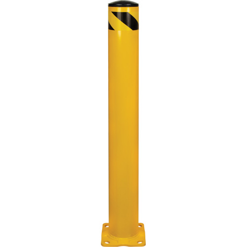 Butoir de s&eacute;curit&eacute;, Acier, 42" h x 5-1/2" la, Jaune Sidevic Inc.