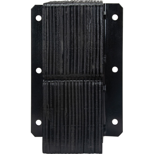 Laminated Dock Bumpers, Vertical, Rubber, 11" W x 6" D x 20" H Sidevic Inc.