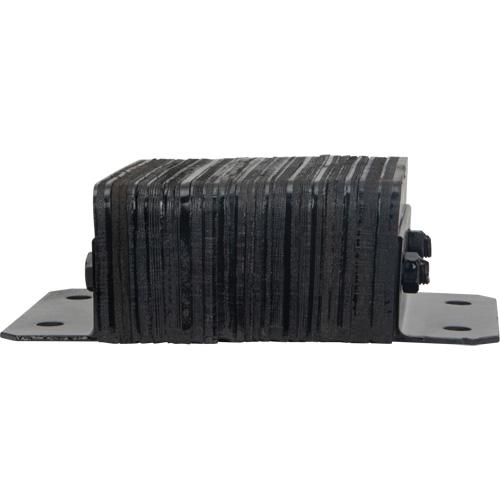 Laminated Dock Bumpers, Horizontal, Rubber, 12" W x 4" D x 10" H Sidevic Inc.
