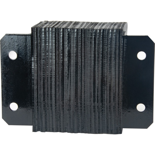 Laminated Dock Bumpers, Horizontal, Rubber, 12" W x 6" D x 10" H Sidevic Inc.