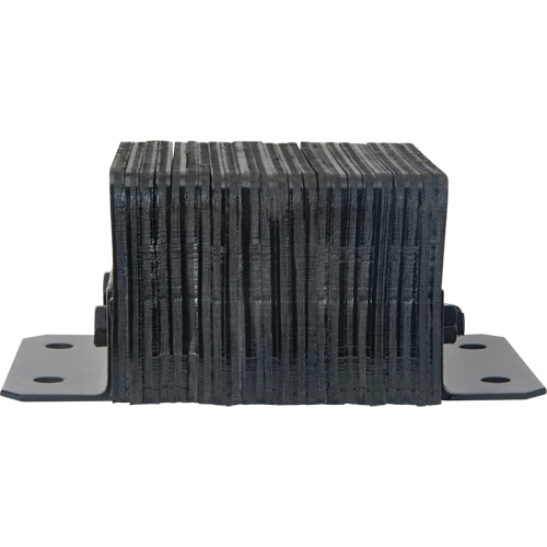 Laminated Dock Bumpers, Horizontal, Rubber, 12" W x 6" D x 10" H Sidevic Inc.