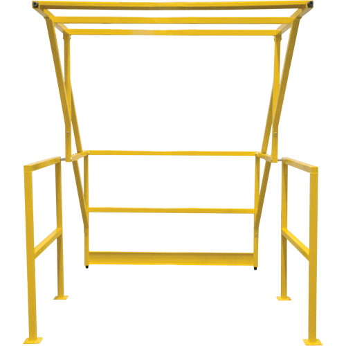 Mezzanine Safety Gate, 70" L x 77" H, 78" Raised, Yellow Sidevic Inc.