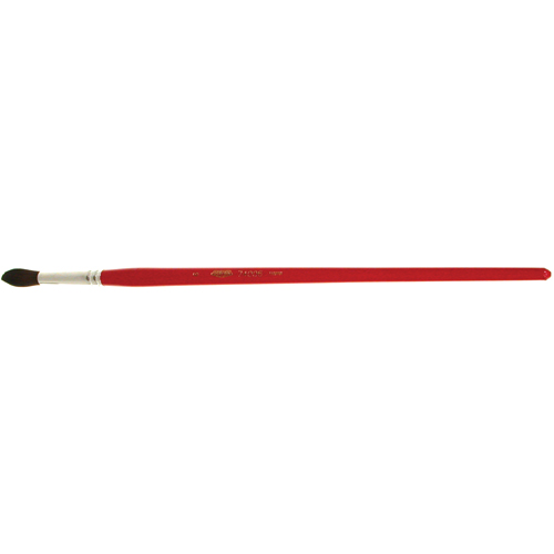 Pinceau de forme ronde pour marquage, Largeur de la brosse de 9/32", Soie de chameau, Manche &agrave; Bois Sidevic Inc.