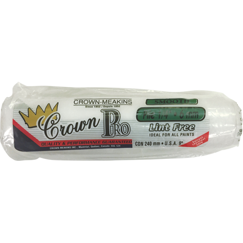 Manchon de rouleau &agrave; peinture non pelucheux professionnel, Nap 6 mm (1/4"), 240 mm (9-1/2") l Sidevic Inc.