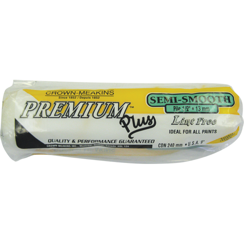 Manchon de rouleau &agrave; peinture non pelucheux professionnel, Nap 13 mm (1/2"), 240 mm (9-1/2") l Sidevic Inc.