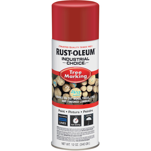 Peinture pour le marquage des arbres Industrial Choice T1600, Rouge, 16 oz Sidevic Inc.