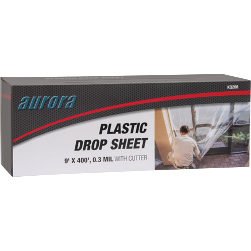 Toile de protection, 400' lo x 9' la, Plastique Sidevic Inc.