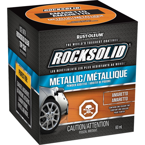 RockSolid&reg; Metallic Powder Additive, 60 mL, Bottle, Amaretto Sidevic Inc.