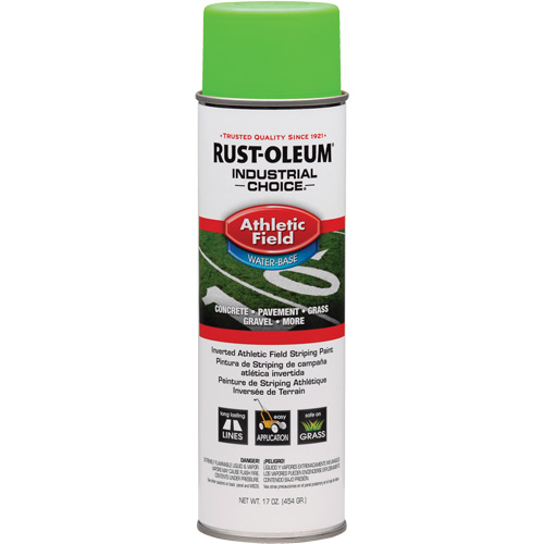 Industrial Choice&reg; AF1600 Athletic Field Striping Paint, Green, Aerosol Can Sidevic Inc.