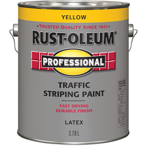 Peinture pour traçage de lignes de circulation, Jaune, 3,78 L, Cruche Sidevic Inc.