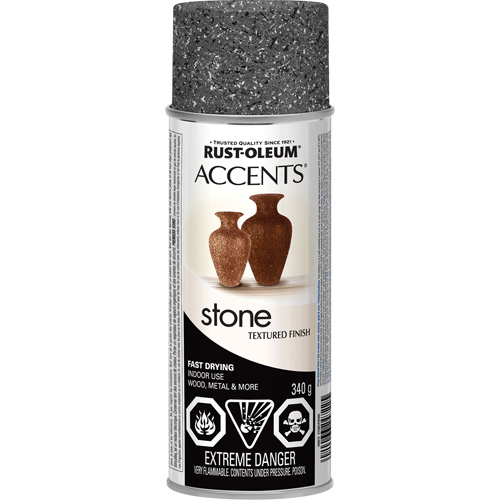 Accents&reg; Stone Creations Spray Paint, Aerosol Can, Grey Stone Sidevic Inc.