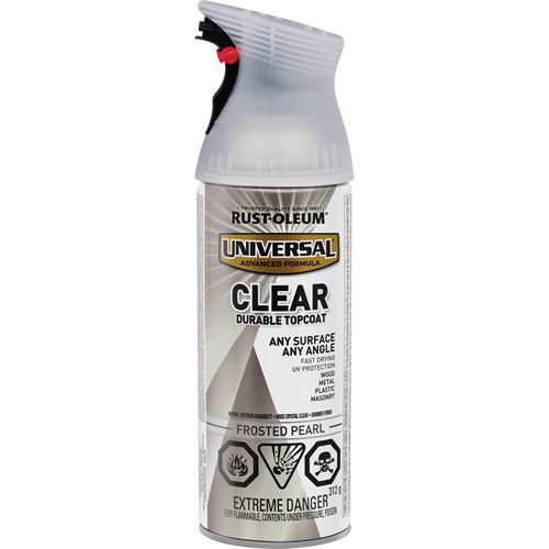 Universal Durable Top Coat, 312 g, Aerosol Can, Frosted Pearl Sidevic Inc.