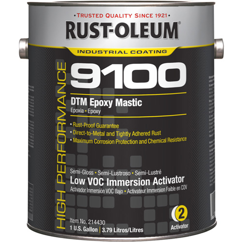 9100 System DTM Epoxy Mastic Immersion 250 VOC Activator, Gallon Sidevic Inc.