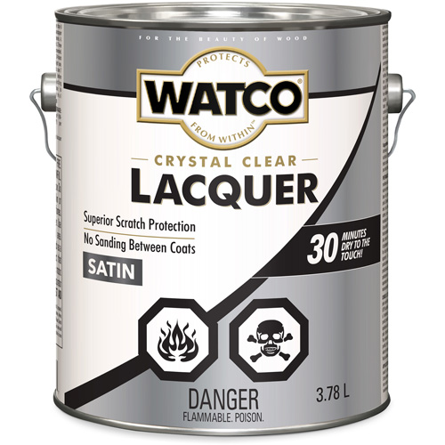 Laque pour bois Watco, 3,78 L, Transparent, Satin Sidevic Inc.