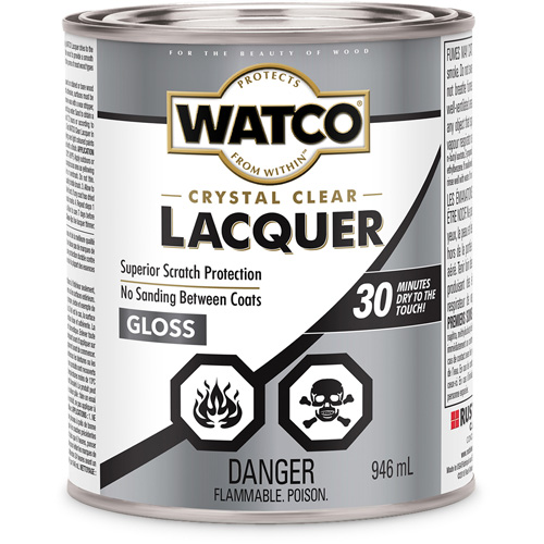 Laque pour bois Watco, 946 ml, Transparent, Brillant Sidevic Inc.