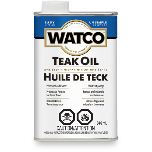 Huile de teck Watco, 946 ml, Transparent, Transparent Sidevic Inc.
