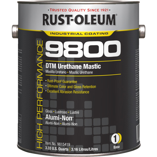 Syst&egrave;me de mastic &agrave; lur&eacute;thane 9800 DTM, 1 gal., Alumi-Non, Brillant Sidevic Inc.