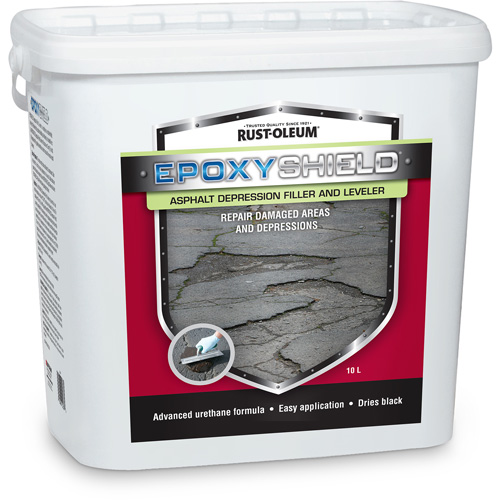 EpoxyShield&reg; Asphalt Depression Filler & Leveler, Pail, Black Sidevic Inc.