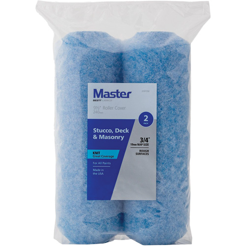 Master Textured Walls Roller Cover, 19 mm (3/4") Nap, 240 mm (9-1/2") L Sidevic Inc.