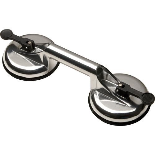 Manually Operated Hand Vacuum Cups - Double Handcup, 66 lbs. Capacity, 4-5/8", Lever, 13" Handle Length Sidevic Inc.