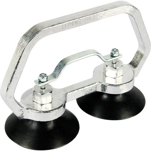 Appareils &agrave; ventouses - Ventouse double industrielle, 30 lb Capacit&eacute;, 3", Barre &agrave; tirer, 7" Longueur de la manche Sidevic Inc.
