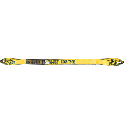 Polyester Sling, Double Ply, Twisted Eye, Type 4, 2" W x 12' L, 6200 lbs. Vertical Cap. Sidevic Inc.