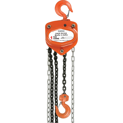 Chain Hoist, 20' Lift, 6000 lbs. Capacity, Alloy Steel Chain Sidevic Inc.