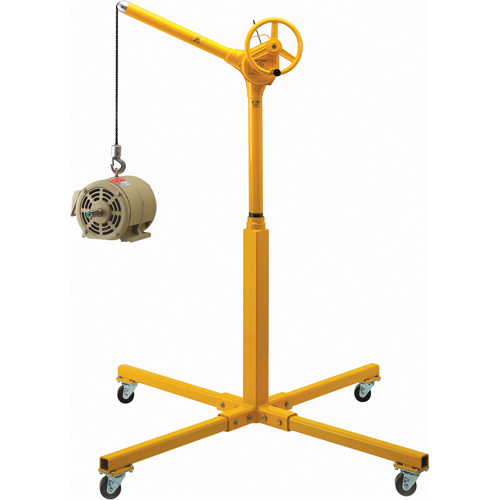 Hauts crochets &eacute;l&eacute;vateurs industriels avec base mobile, Capacit&eacute; 500 lb (0,25 tonne) Sidevic Inc.