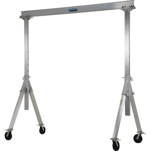 Grue mobile ajustable en aluminium, 10' lo, Capacit&eacute; 2000 lb (1 tonne) Sidevic Inc.