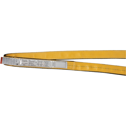 Nylon Slings, Double Ply, Endless, Type 5, 3" W x 3' L, 17600 lbs. Vertical Load Limit Sidevic Inc.