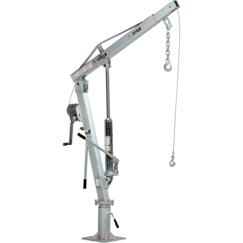 Grue &agrave; fl&egrave;che pour camion actionn&eacute;e par treuil, Capacit&eacute; de 500 lb (0,25 tonne), Limite de 99" Sidevic Inc.