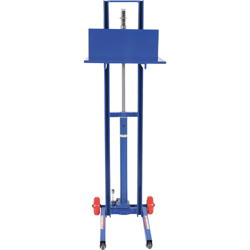 Gerbeur hydraulique &agrave; plateforme, M&eacute;canisme Pompe au pied, Capacit&eacute; de 400 lb, Levage max de 51-1/8" Sidevic Inc.