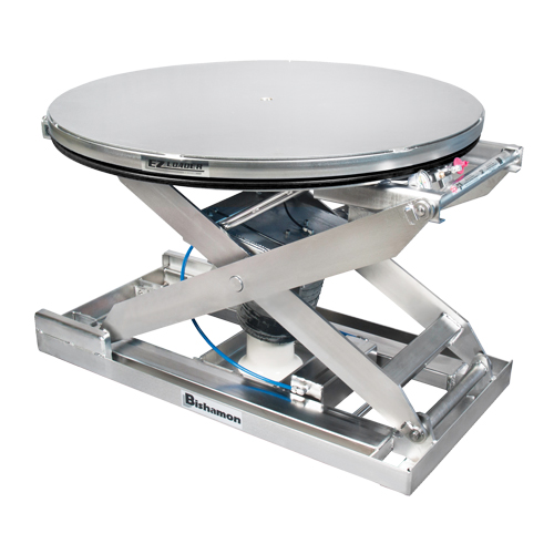EZ Loader&reg; SS Self-Levelling Pallet Positioner - 100% Stainless Steel, 43" L x 43" W, 4000 lbs. Cap. Sidevic Inc.