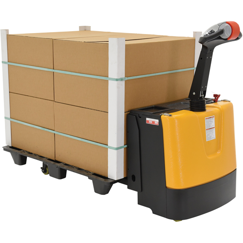 Fully Powered Electric Pallet Truck, 3300 lbs. Cap., 48" L x 28.25" W Sidevic Inc.