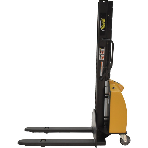 Gerbeur motoris&eacute; avec m&acirc;t &eacute;troit, Fonctionnement &eacute;lectrique, Capacit&eacute; 1000 lb, Lev&eacute;e max 63" Sidevic Inc.