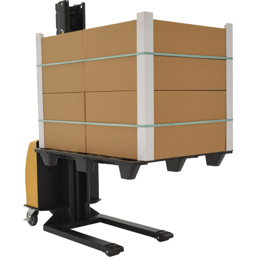 Gerbeur motoris&eacute; avec m&acirc;t &eacute;troit, Fonctionnement &eacute;lectrique, Capacit&eacute; 1000 lb, Lev&eacute;e max 63" Sidevic Inc.