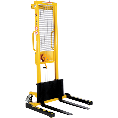Manual Stacker, Hand Winch Operated, 770 lbs. Capacity, 60" Max Lift Sidevic Inc.