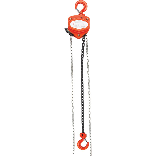 Chain Hoist, 20' Lift, 10000 lbs. (5 tons) Capacity, Alloy Steel Chain Sidevic Inc.