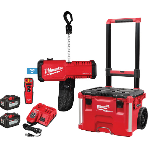 Palan compact &agrave; chaîne 1 tonne M18 avec ONE-KEY, Capacit&eacute; 2204 lb (1 tonnes) Sidevic Inc.