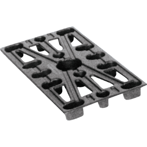 Palettes en plastique, Acc&egrave;s de Quatre c&ocirc;t&eacute;s, 24" lo x 12" la x 1-1/2" h Sidevic Inc.