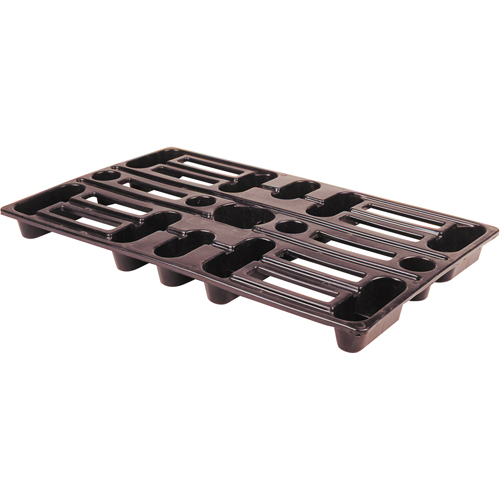 Plastic Pallets, 4-Way Entry, 24" L x 15" W x 1-1/2" H Sidevic Inc.