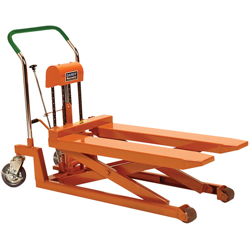 Table &eacute;l&eacute;vatrice &agrave; ciseaux et fourches Dandy Lift, 37,1" lo x 19,7" la, Acier, Capacit&eacute; 1100 lb Sidevic Inc.
