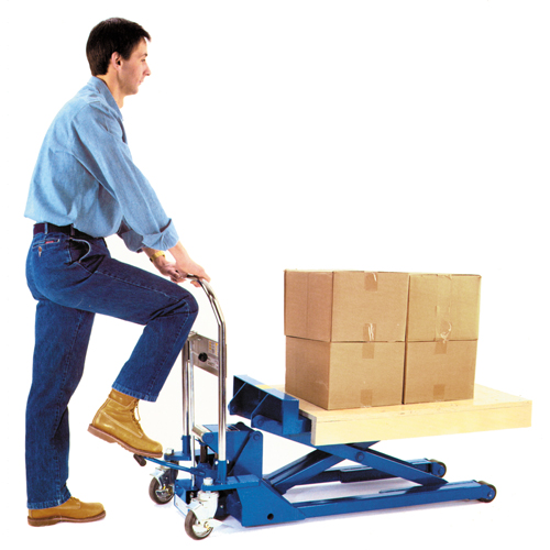 Table &eacute;l&eacute;vatrice surbaiss&eacute;e &agrave; ciseaux Dandy Lift, 37-1/10" lo x 19-7/10" la, Acier, Capacit&eacute; 1100 lb Sidevic Inc.